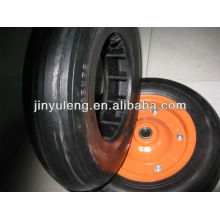 13 inch hollow rubber power solid wheel for wheel barrow